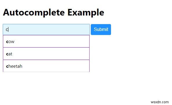 จะสร้างการเติมข้อความอัตโนมัติด้วย JavaScript ได้อย่างไร 