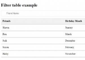 จะสร้างตารางตัวกรองด้วย JavaScript ได้อย่างไร? 