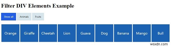 จะกรององค์ประกอบ DIV ตามชื่อคลาสด้วย CSS และ JavaScript ได้อย่างไร 