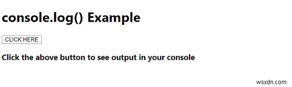 JavaScript console.log() พร้อม Example 