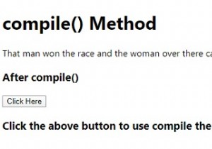 คอมไพล์ JavaScript () วิธีการ 