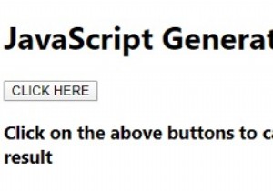 JavaScript Generator 