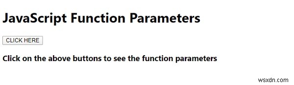 พารามิเตอร์ฟังก์ชัน JavaScript 