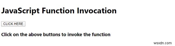 การเรียกใช้ฟังก์ชัน JavaScript 