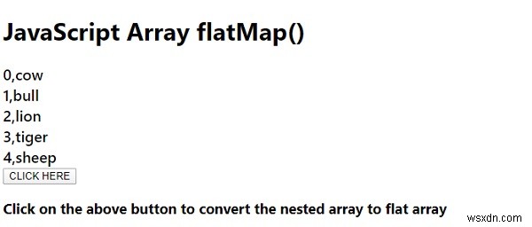 array.flatMap() ใน JavaScript 