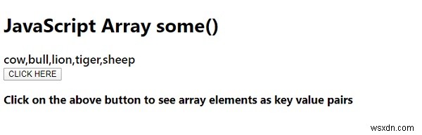 array.entries() วิธีการใน JavaScript 