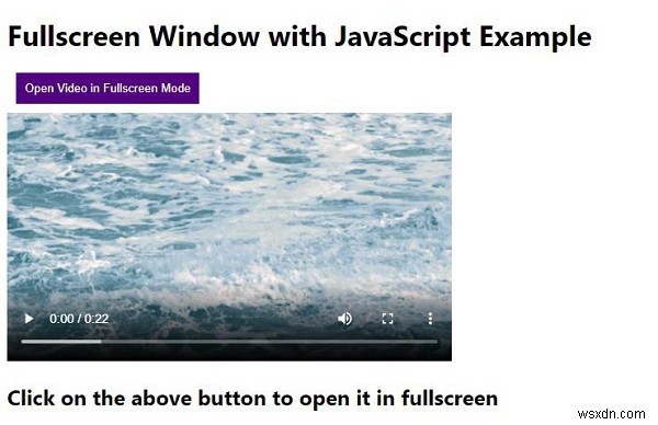 จะสร้างหน้าต่างเต็มหน้าจอด้วย JavaScript ได้อย่างไร? 