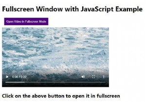 จะสร้างหน้าต่างเต็มหน้าจอด้วย JavaScript ได้อย่างไร? 