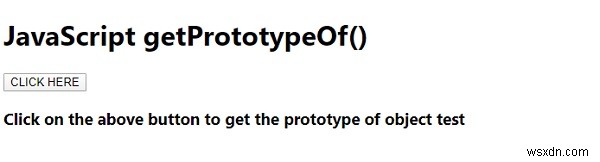 JavaScript getPrototypeOf พร้อมตัวอย่าง 
