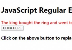 JavaScript Regular Expressions 