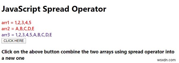 ตัวดำเนินการกระจาย JavaScript 