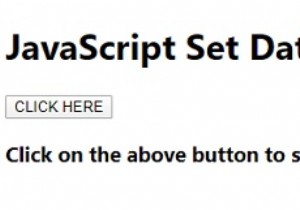 JavaScript Set Date Methods 