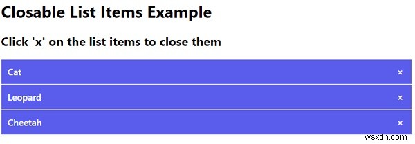 จะปิดรายการด้วย JavaScript ได้อย่างไร? 