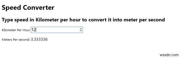 จะสร้างตัวแปลงความเร็วด้วย HTML และ JavaScript ได้อย่างไร 