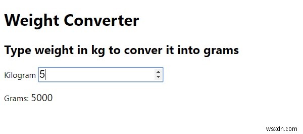 จะสร้างตัวแปลงน้ำหนักด้วย HTML และ JavaScript ได้อย่างไร? 