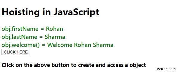 จะสร้างวัตถุและเข้าถึงคุณสมบัติของวัตถุใน JavaScript ได้อย่างไร? 