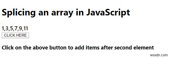 Splicing อาร์เรย์ใน JavaScript หมายถึงอะไร อธิบายด้วยตัวอย่าง 
