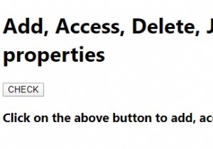 จะเพิ่ม, เข้าถึง, ลบ, คุณสมบัติวัตถุ JavaScript ได้อย่างไร? 