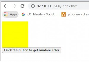 ตัวสร้างสีสุ่มใน JavaScript 