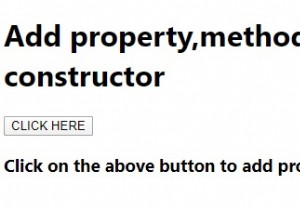 จะเพิ่มคุณสมบัติ, วิธีการให้กับตัวสร้าง JavaScript ได้อย่างไร? 