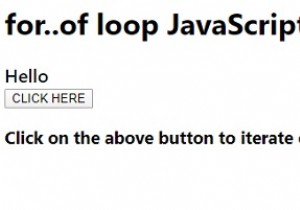 อธิบายเพื่อ. . .of ลูป JavaScript 