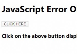 อธิบาย JavaScript Error Object 