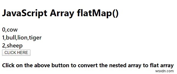 Array.prototype.flatMap() ใน JavaScript 