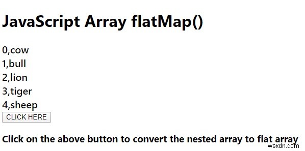 Array.prototype.flatMap() ใน JavaScript 