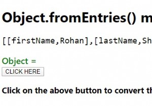 Object.fromEntries() วิธีการใน JavaScript 
