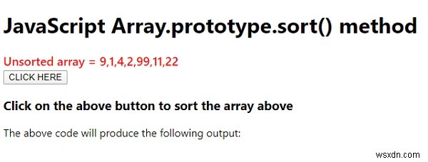 Array.prototype.sort() ใน JavaScript 