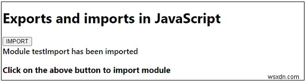 การส่งออกและนำเข้าใน JavaScript 