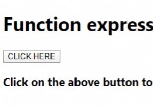 นิพจน์ฟังก์ชันใน JavaScript คืออะไร? 