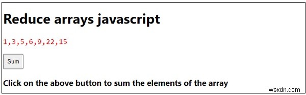 จะลดอาร์เรย์ใน JavaScript ได้อย่างไร 