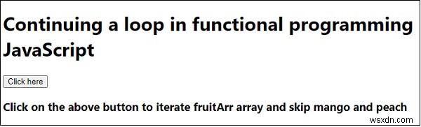 การวนซ้ำในการเขียนโปรแกรมเชิงฟังก์ชัน JavaScript 