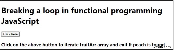 ทำลายวงจรในการเขียนโปรแกรมฟังก์ชั่น JavaScript 