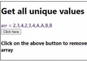 จะรับค่าที่ไม่ซ้ำกันทั้งหมดในอาร์เรย์ JavaScript ได้อย่างไร 