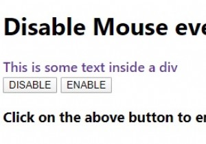 จะปิดการใช้งานเหตุการณ์ของเมาส์ในองค์ประกอบบางอย่างโดยใช้ JavaScript ได้อย่างไร 