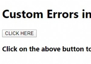 ข้อผิดพลาดที่กำหนดเองใน JavaScript 