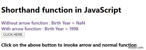 อธิบายฟังก์ชันชวเลขใน JavaScript? 