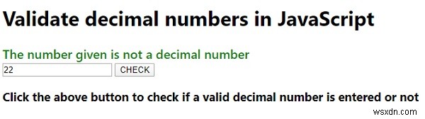 เราจะตรวจสอบตัวเลขทศนิยมใน JavaScript ได้อย่างไร 