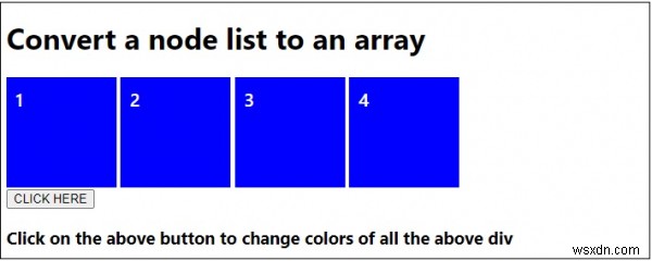 จะแปลงรายการโหนดเป็นอาร์เรย์ใน JavaScript ได้อย่างไร 