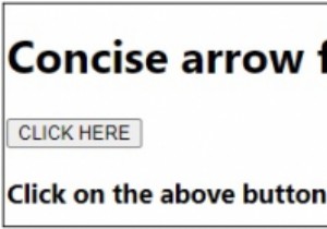 ฟังก์ชันลูกศรกระชับใน JavaScript 