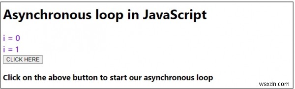 จะใช้ลูปแบบอะซิงโครนัสใน JavaScript ได้อย่างไร? 