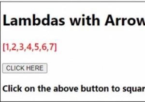 Lambdas พร้อมฟังก์ชัน Arrow ใน JavaScriptLambdas พร้อมฟังก์ชัน Arrow ใน JavaScript 