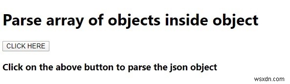 แยกวิเคราะห์อาร์เรย์ของวัตถุภายในวัตถุโดยใช้แผนที่หรือ forEach โดยใช้ JavaScript? 