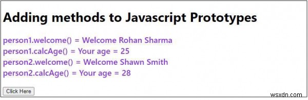 การเพิ่มวิธีการให้กับ Javascript Prototypes 