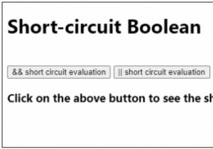 JavaScript -ลัดวงจรในบูลีน 