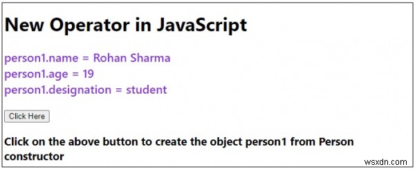 โอเปอเรเตอร์ใหม่ใน JavaScript 