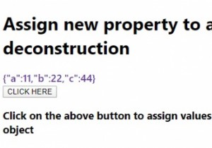 เราสามารถกำหนดคุณสมบัติใหม่ให้กับวัตถุโดยใช้การถอดรหัสใน JavaScript ได้หรือไม่? 