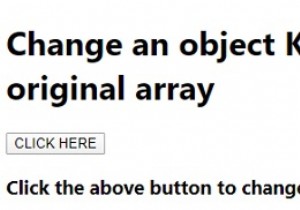 จะเปลี่ยนคีย์อ็อบเจ็กต์โดยไม่เปลี่ยนอาร์เรย์ดั้งเดิมใน JavaScript ได้อย่างไร 